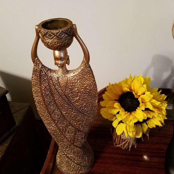 Unknown Other - African style candle holder (Final sale)